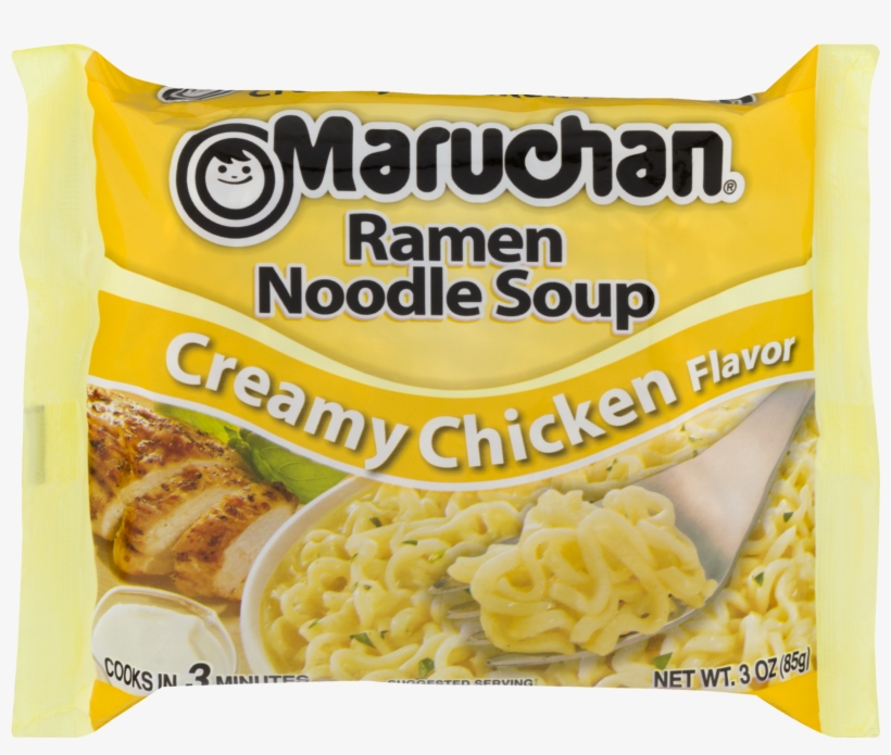 Maruchan Ramen Noodle Soup, Creamy Chicken Flavor -, transparent png