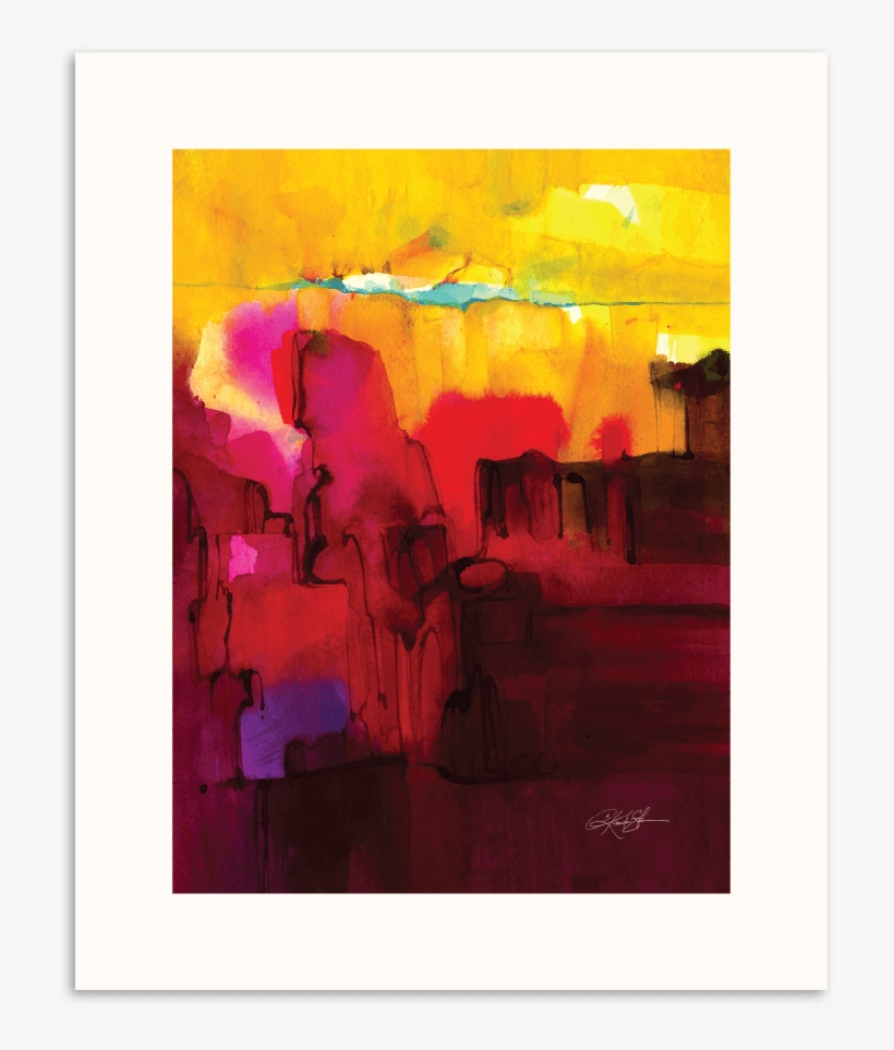 Kathy Morton Stanion Watercolor Abstraction - Artist Lane Watercolor Abstraction 400 By Kathy Morton, transparent png