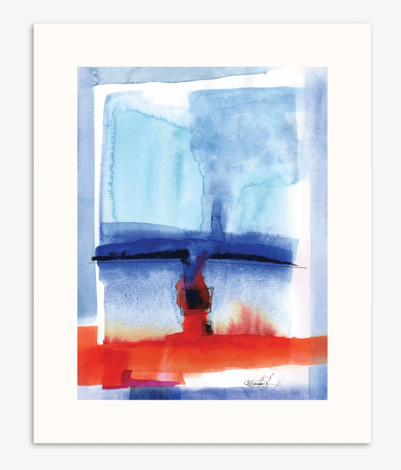 Kathy Morton Stanion Watercolor Abstraction - Artist Lane Watercolor Abstraction 126 By Kathy Morton, transparent png