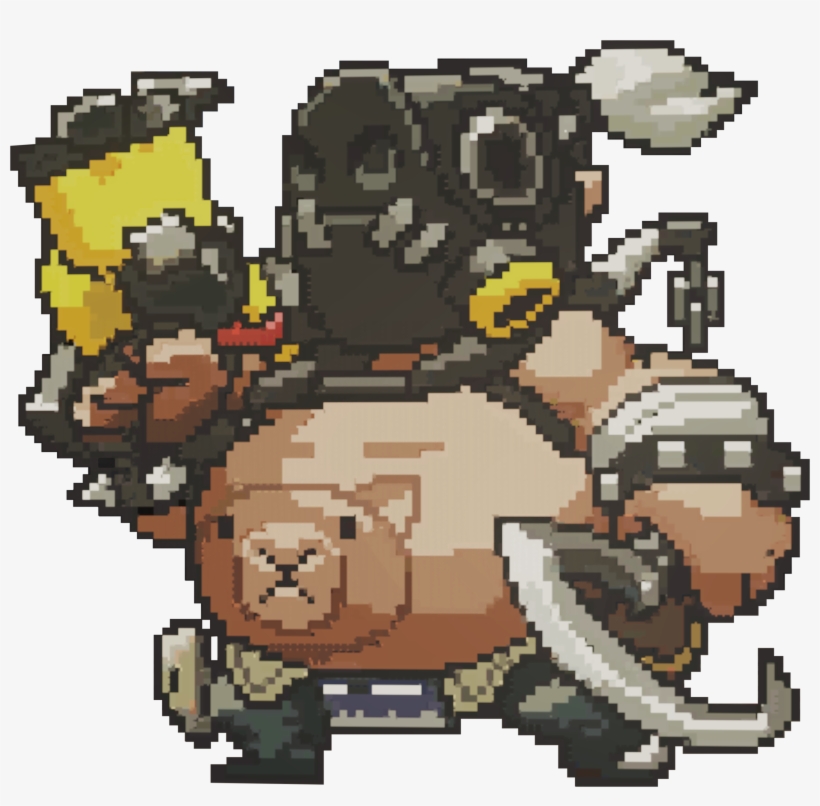 Jpg Transparent Stock Overwatch Spray Extraction Project - Overwatch Roadhog Pixel Spray, transparent png