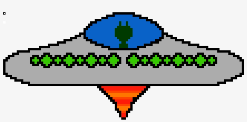 Art Maker - Pixel Ufo Png, transparent png