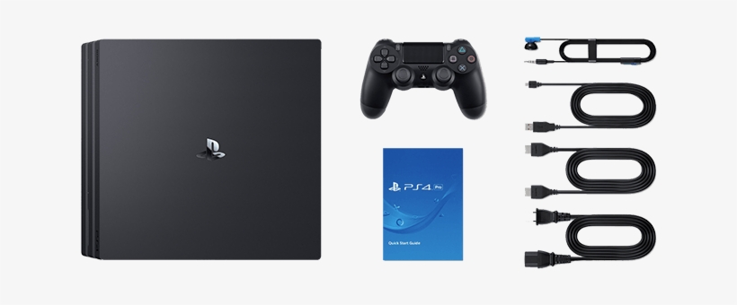 Items Included In The Ps4 Pro Box - Sony Playstation 4 Pro 1tb Console, transparent png