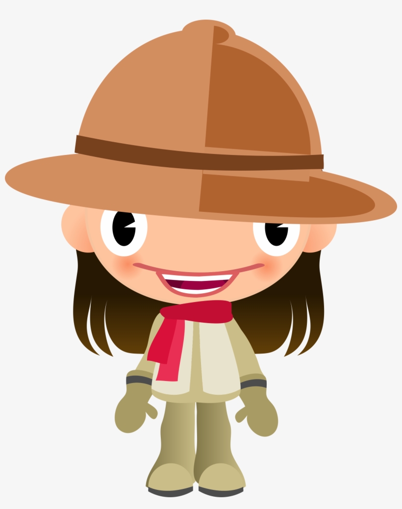 This Free Icons Png Design Of Talking Girl In Safari, transparent png