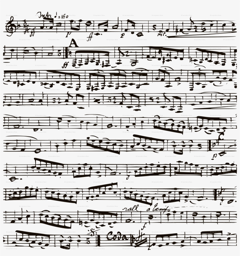 Music Fabric - Black Andwhite Music Notes - Large Custom, transparent png