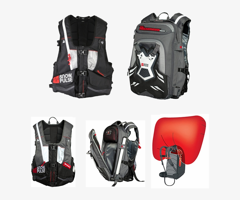 Snowpulse Highmark Vest - Snowpulse Highmark Ras Airbag Vest Grey, One Size, transparent png