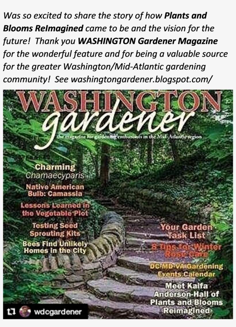Thank You Washington Gardener Magazine - Poster, transparent png