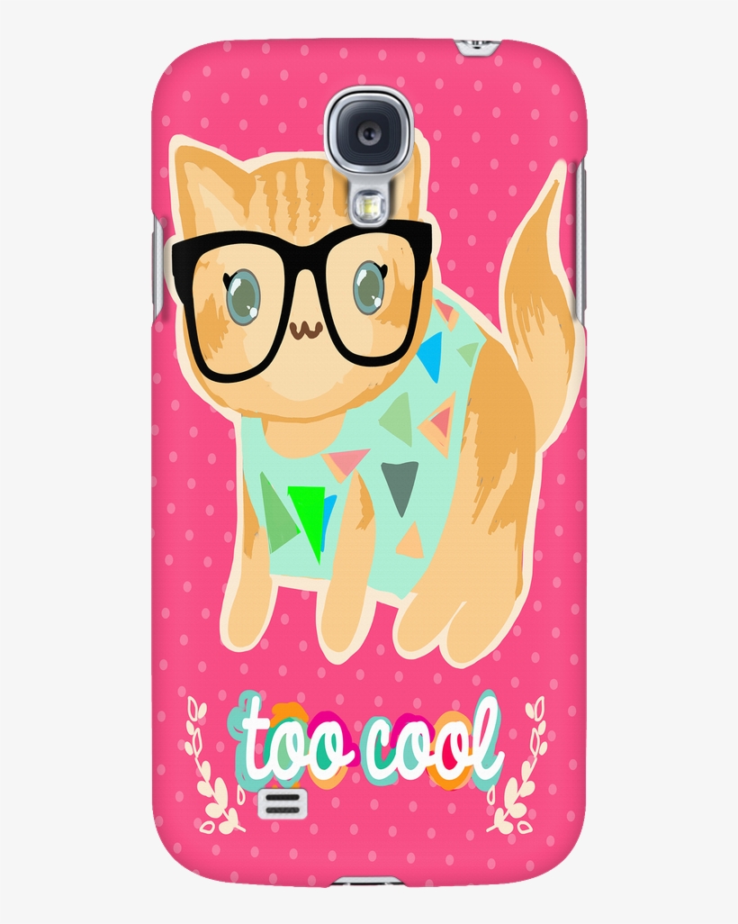 Too Cool Cat Phone Cases - Natasha Wescoat 'too Cool Cat' Canvas Art, Size Small, transparent png
