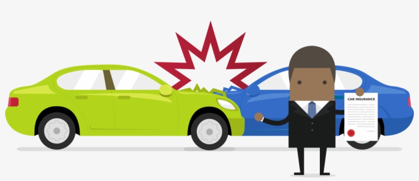 Car Crash - Car Accident Flat Vector, transparent png