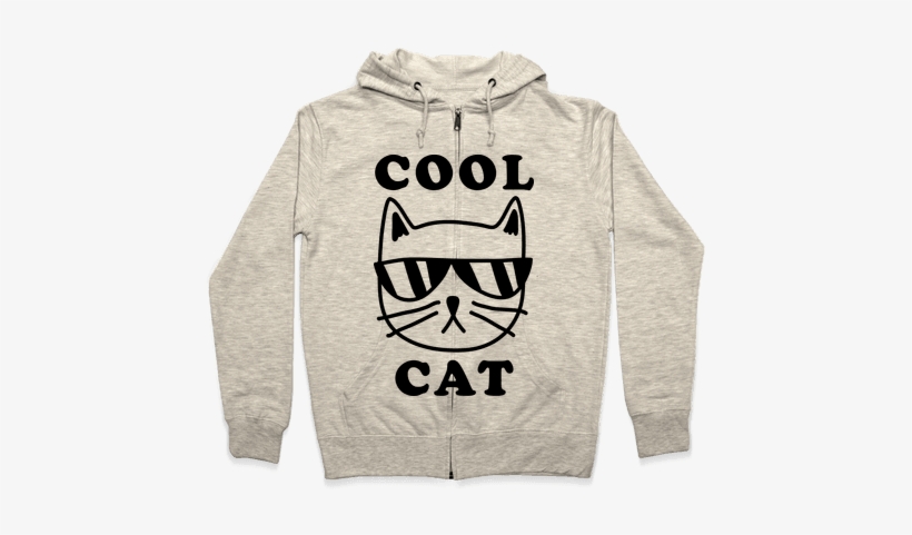 Cool Cat Zip Hoodie - Get So Excited About Gardening I Wet My Plants Hoodie:, transparent png