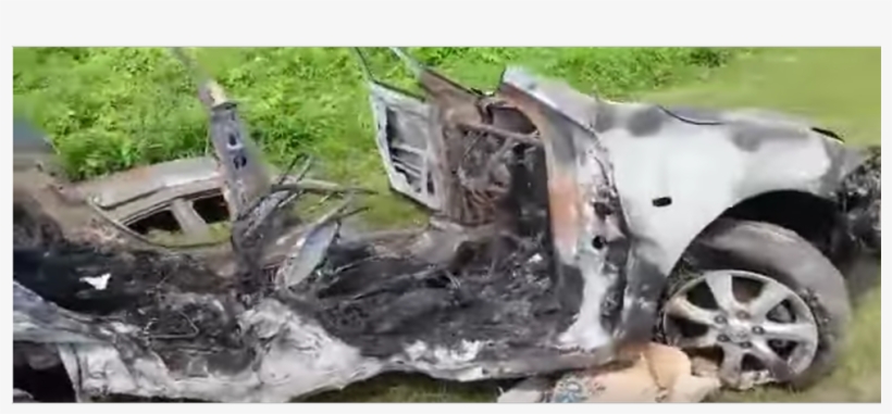Singaporean, Malaysian Burned To Death In Muar Car - Crash, transparent png