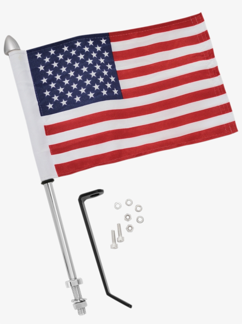 Show Chrome Flag Pole W 6 In. X 9 In. Flag - 30-113a, transparent png