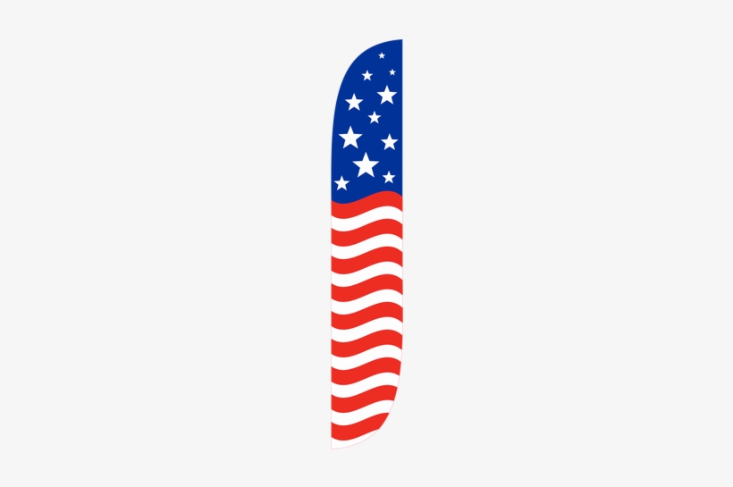 12ft American Flag Old Glory 1 Feather Flag Red White - Lookourway American Glory Feather Flag Complete Set, transparent png