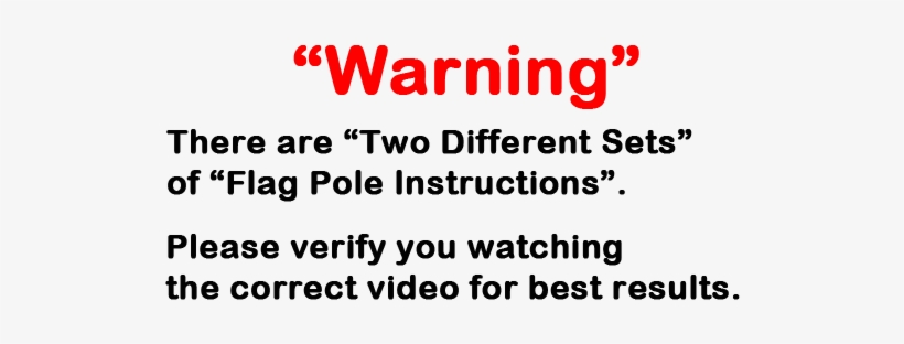 Flag Pole Warning - All For Body, transparent png