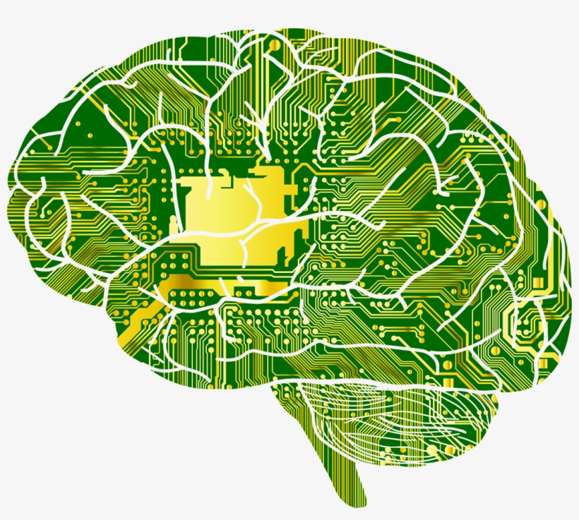 Computer Brain, transparent png