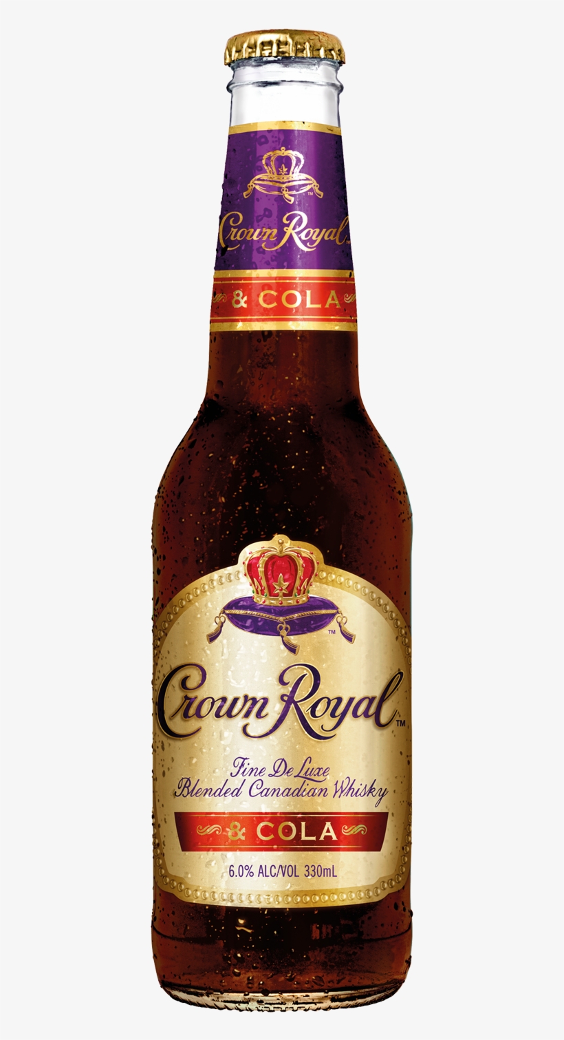 Crown Royal Whisky & Cola 330ml Bottle - Crown Royal Whisky & Cola, transparent png