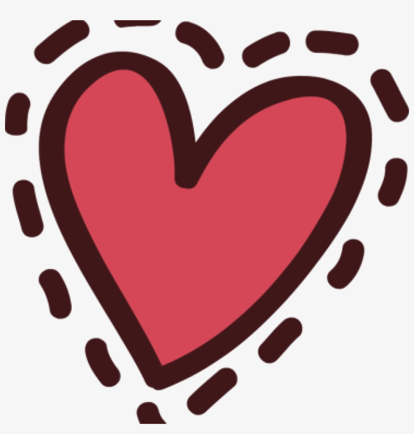 Cute Pink Heart Clip - Heart Clip Art, transparent png