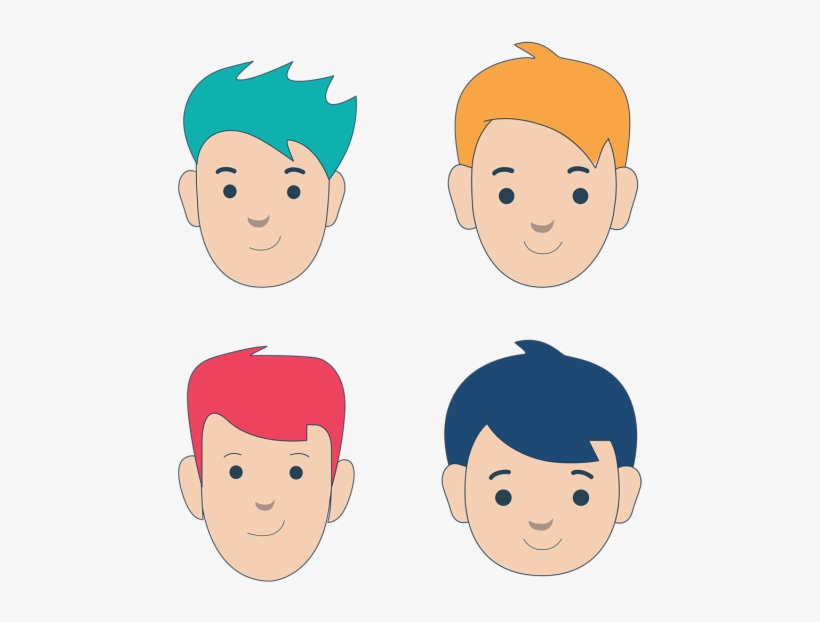 Modern People Avatar Collection With Colorful Style, - Avatar, transparent png