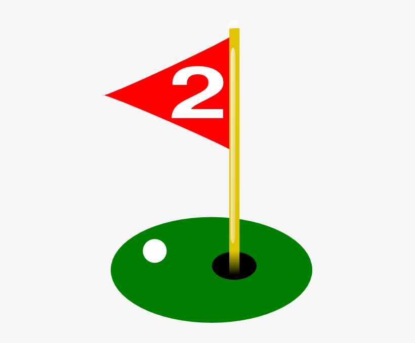 Golf Hole Flag Clip Art, transparent png