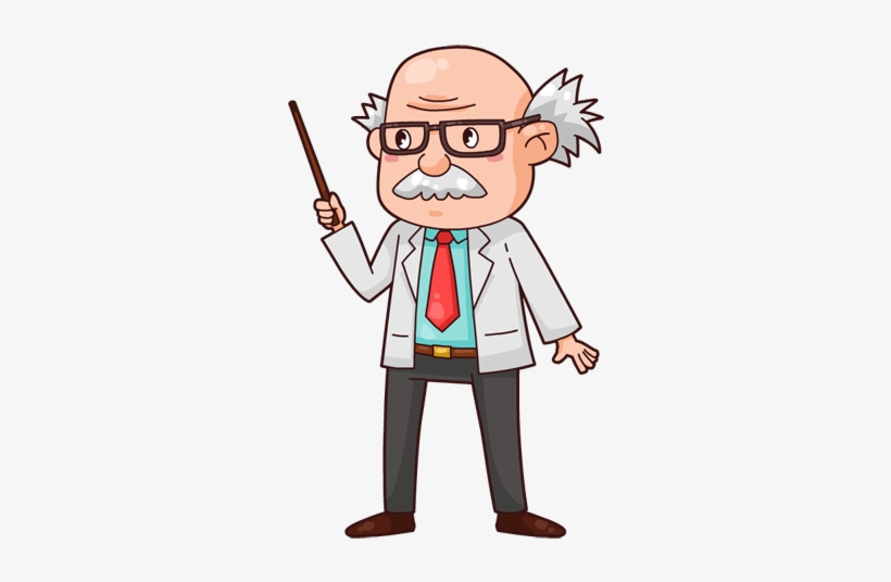 28 Collection Of Male Teacher Clipart Png - Professor Clip Art, transparent png