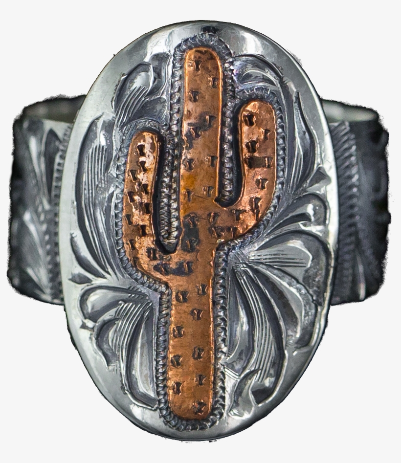Vogt Silversmiths Collections Copper Cactus Ring 2053197168674 - Copper Cactus Inn, transparent png