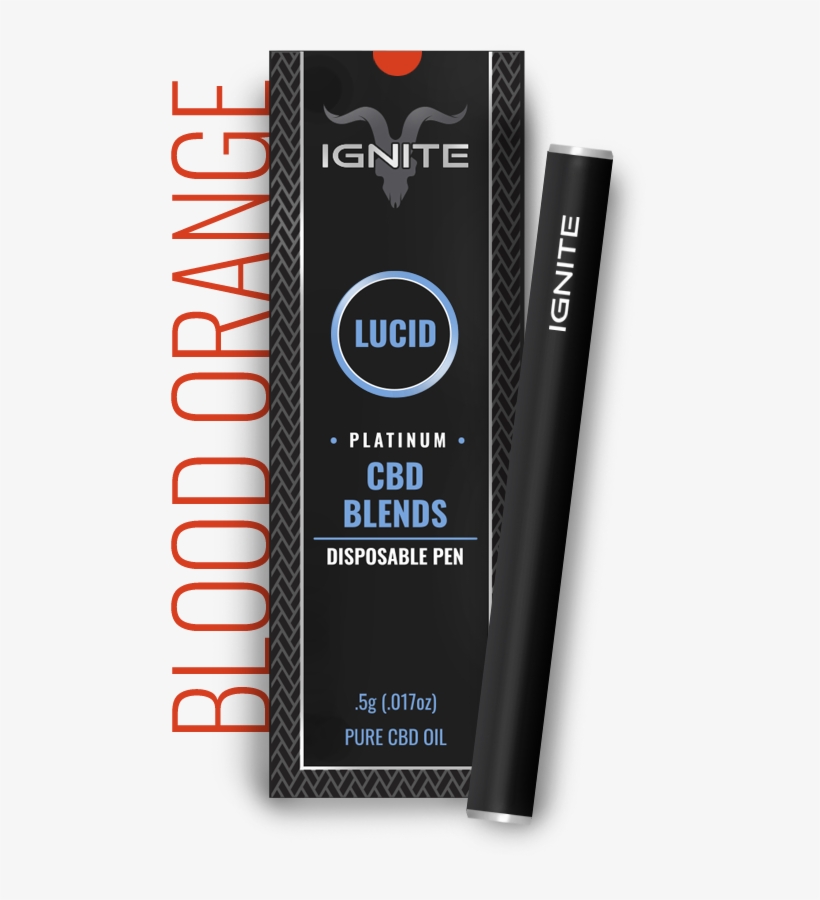 Blood Orange Vape Pen - Ignite Cbd Vape Pen, transparent png