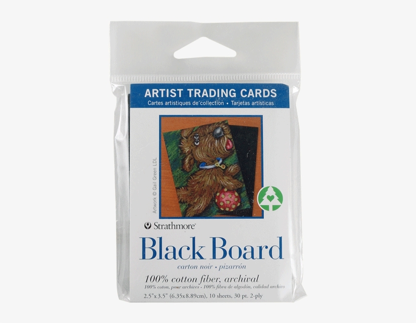 Strathmore Artist Trading Card Pack Of Strathmore Black Board Artist
