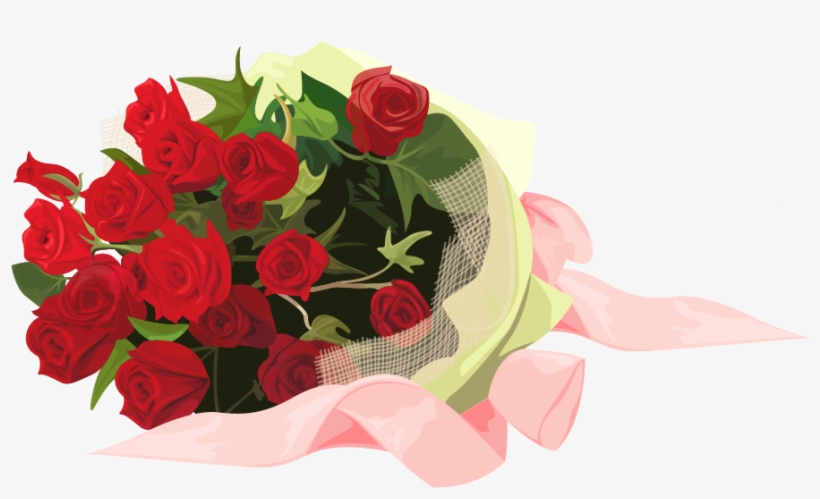 Bouquet Of Roses Clip Art, transparent png
