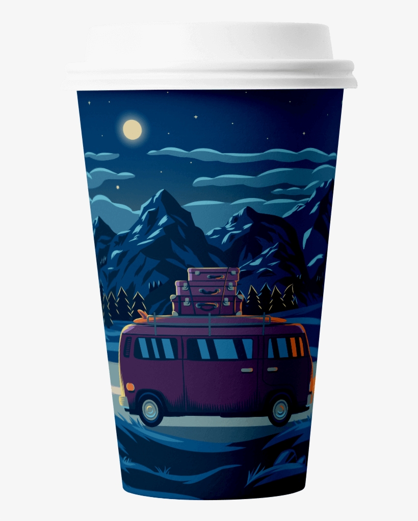 Paper Cups Is Crucial - Minibus, transparent png