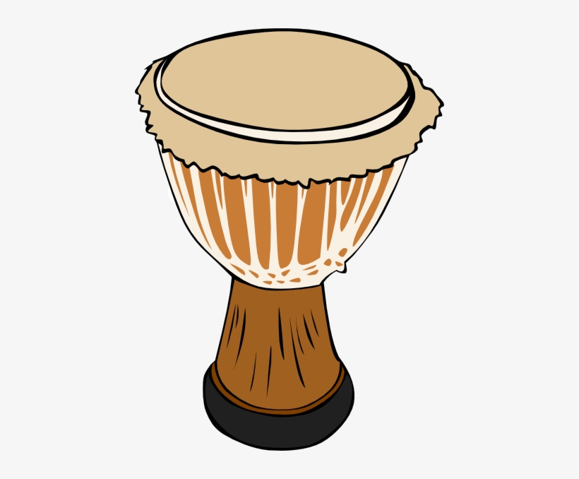 Free Vector Djambe Drum Clip Art - Drum Clip Art, transparent png