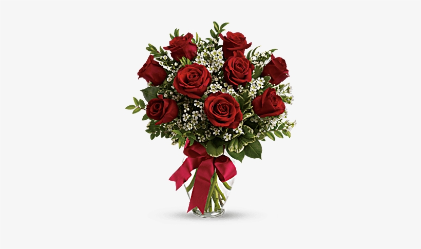 #5y16435 Red Roses Bouquet Px - Bouquet Of Flowers Roses, transparent png