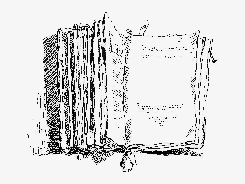 Distressed Book Clip Art - Old Book Png Drawing, transparent png