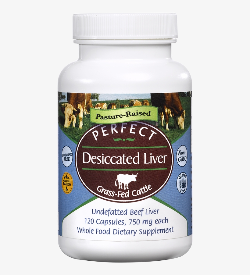 Alternative Views - - Perfect Desiccated Liver, Capsules - 120 Count, transparent png