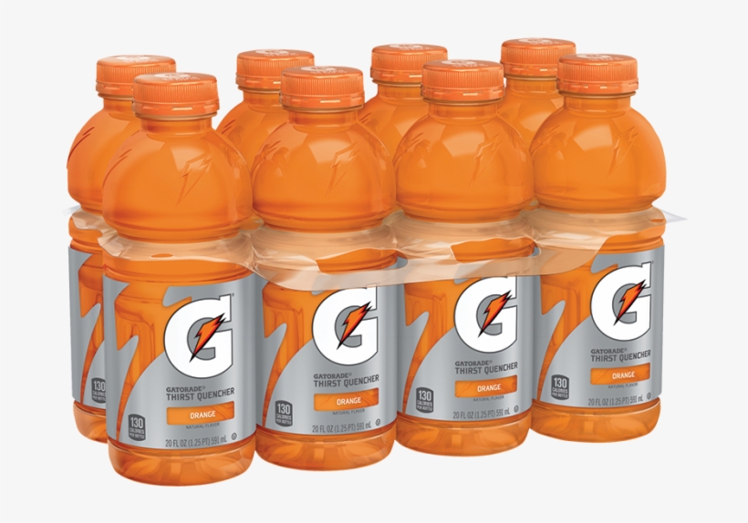 Gatorade Orange - 20 Oz - 8 Pack - Strawberry Gatorade, transparent png