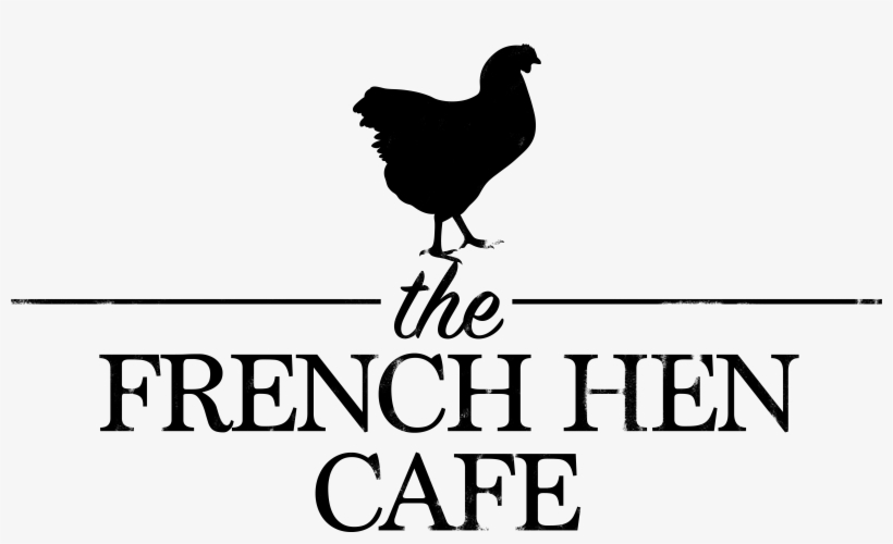 French Hen Cafe Logo Distressed - Rooster, transparent png
