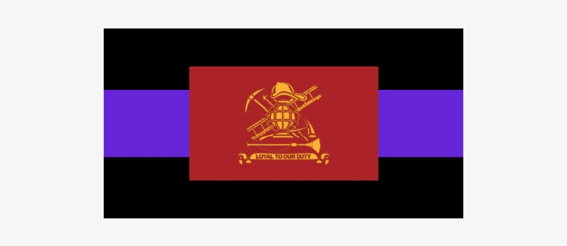 Fire Loyal Casket Drape - Fireman Loyal To Our Duty Flag, transparent png