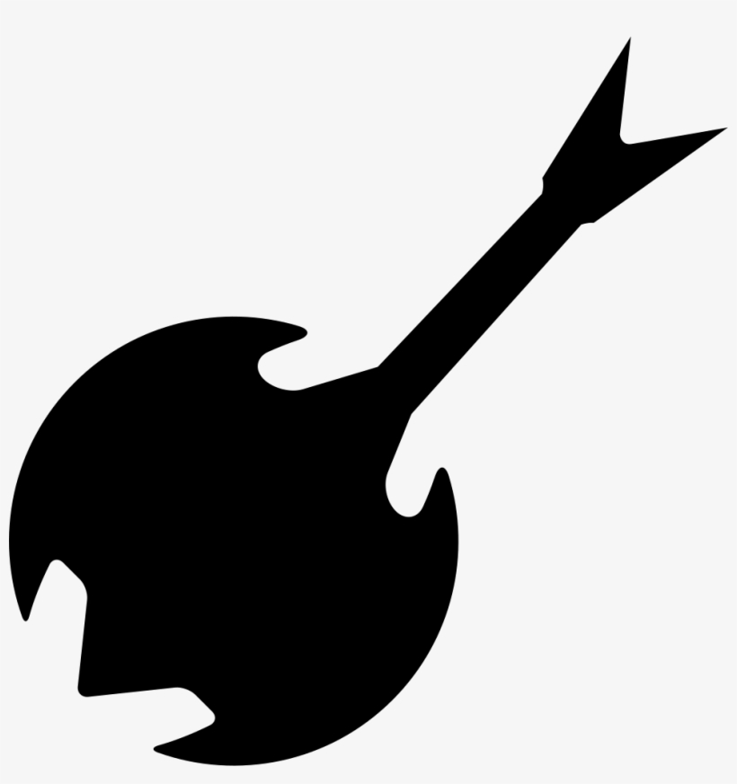 Guitar Music Instrument Black Silhouette Comments - Music Instruments Silhouette, transparent png