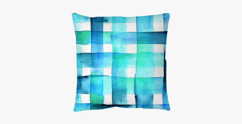 Seamless Abstract Watercolor Texture With Teal Blue - Watercolor Painting, transparent png