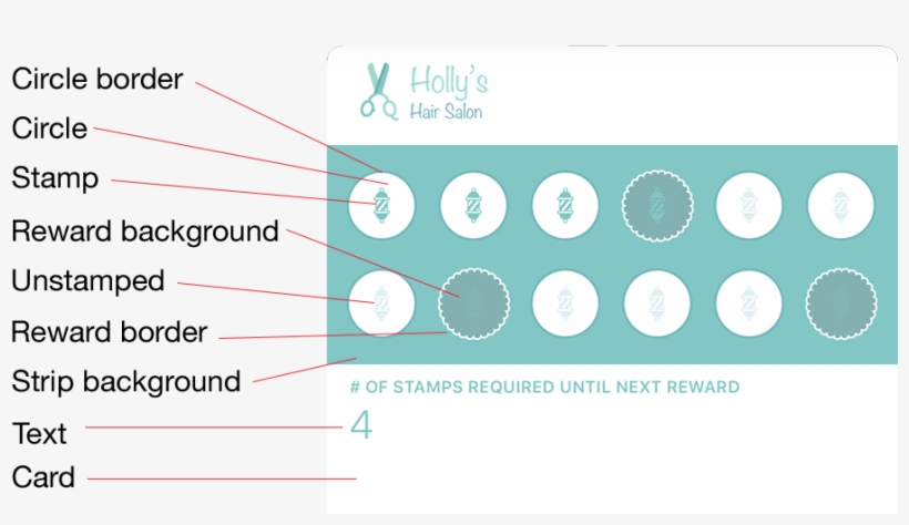 Customize The Colors Of Your Card, Stamps, And Rewards - Loopy Loyalty, transparent png