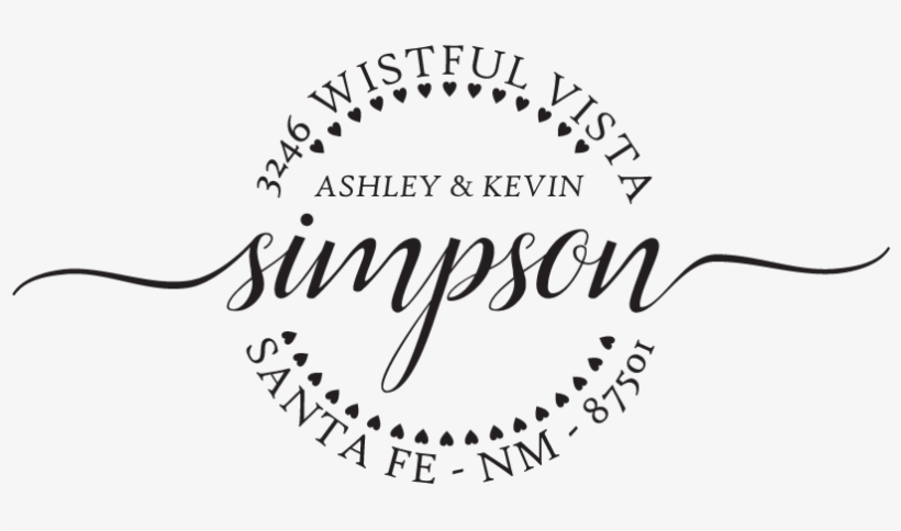 Modern Aviatrix Return Address Stamp - Return Address Stamp, transparent png