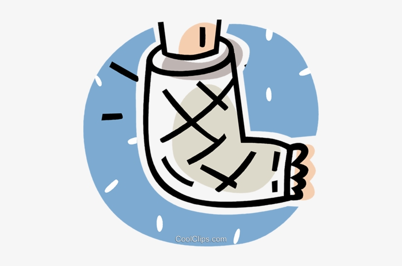 Baby Feet Pictures Clip Art - Broken Foot Cast, transparent png