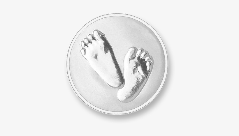 Baby Feet Silver Plated - Mon-bab-01-s, transparent png