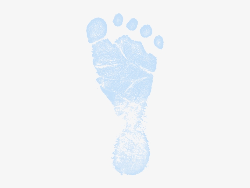 Babyfeet Blue Right - Frost, transparent png