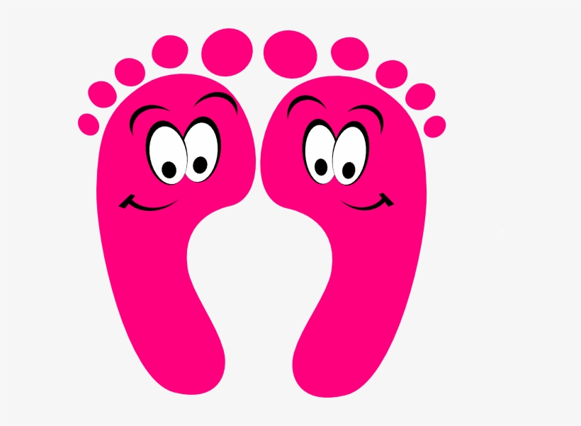 Baby Feet Clip Art The Cliparts - Happy Foot, transparent png