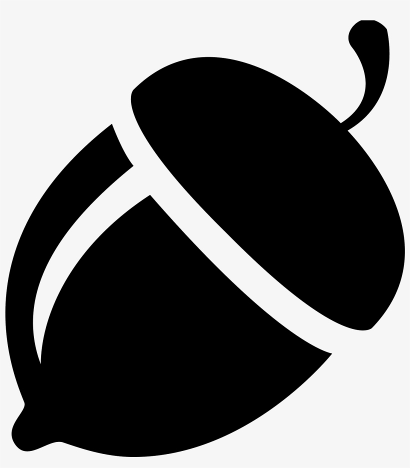 It's A Logo Of A Nut In The Shape Of An Acorn - Nut Icon, transparent png