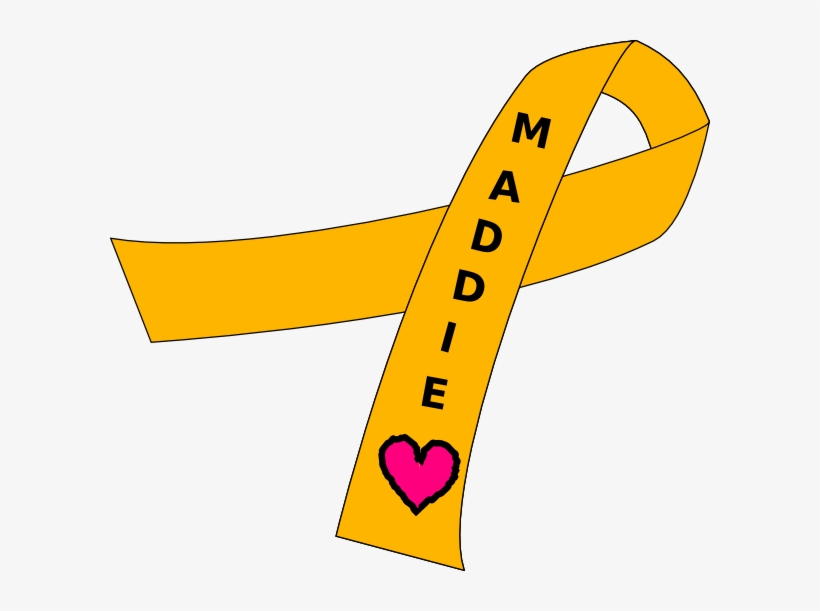 Ribbon For Childhood Cancer Clip Art - Childhood Cancer Ribbons, transparent png