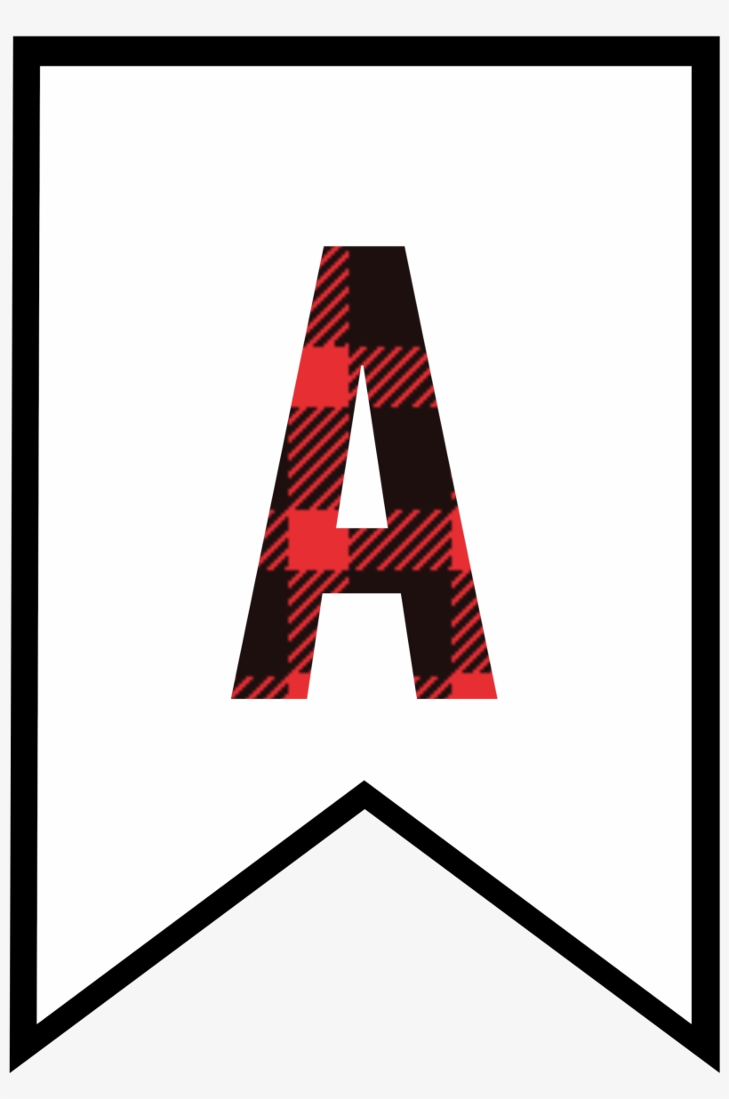Click The Following Links To Print The Buffalo Plaid - Buffalo Plaid Letter, transparent png