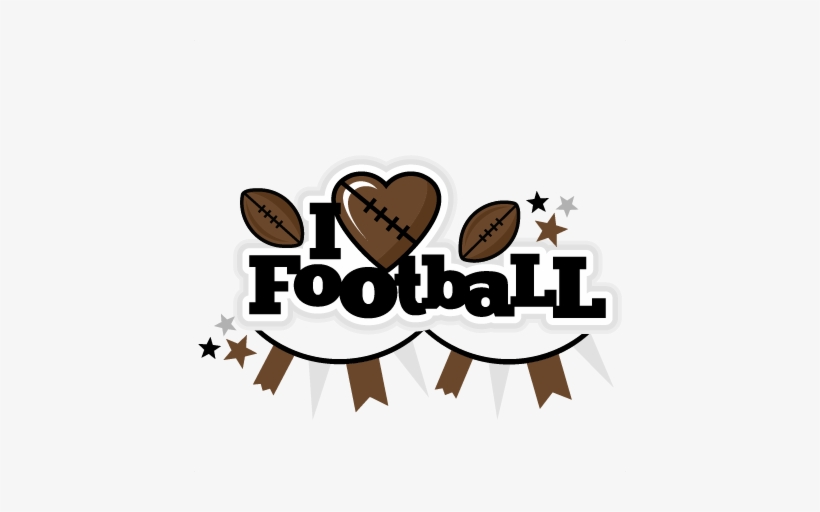 Football Heart Silhouette Clipart - Softball Clipart, transparent png