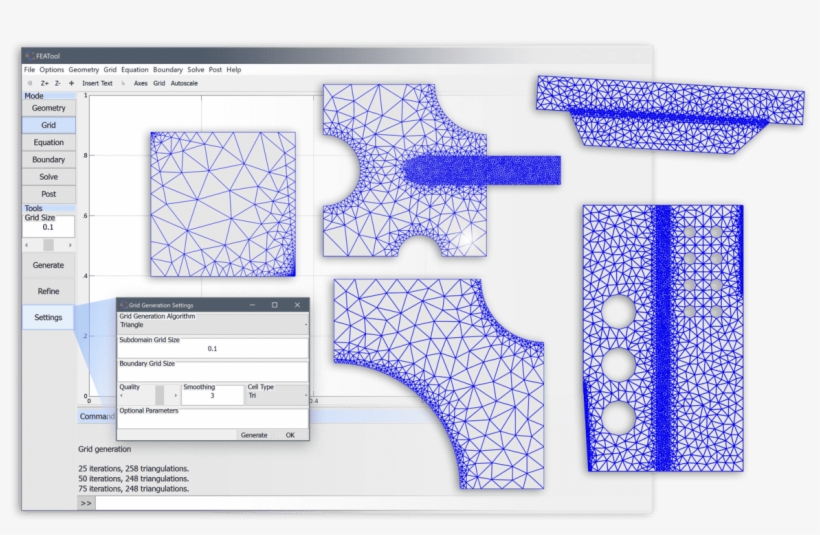 Triangle Mesh Generator Gui And Cli Integration With - Plan, transparent png