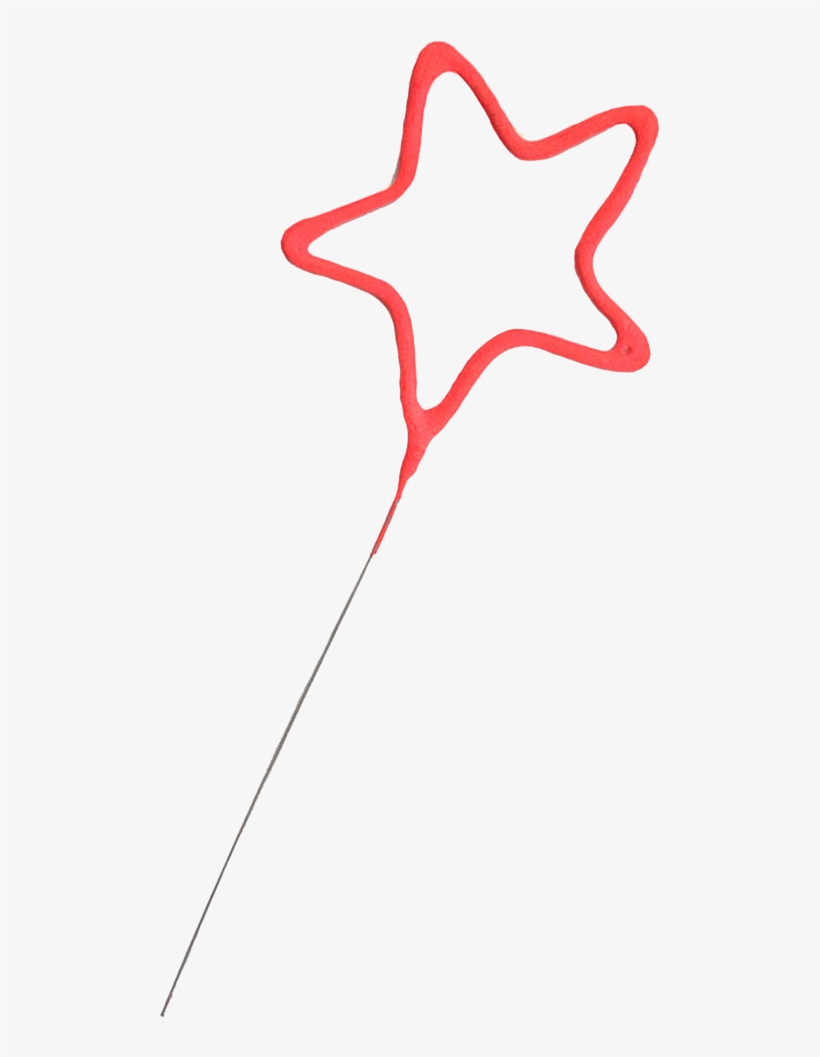 8 Inch Star Shaped Sparklers - Inch, transparent png