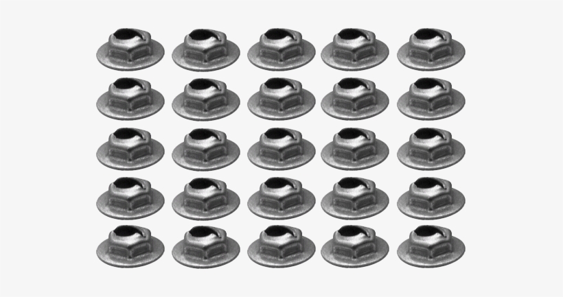 Speed Nuts - Auveco 3405 - Thread Cutting Nut 1/4 Stud Si, transparent png